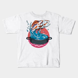 Exotic Koi Fish Kids T-Shirt